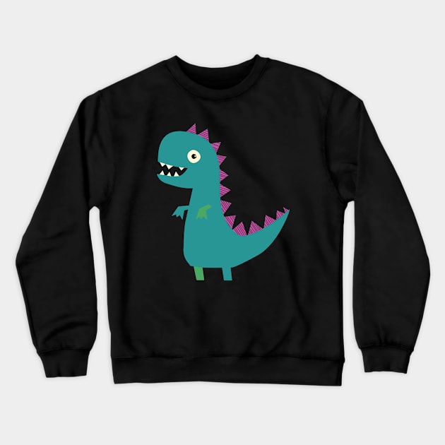 Cute T-Rex Crewneck Sweatshirt by Cecca